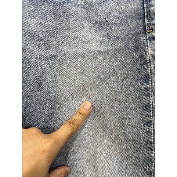 Levis 505 27x32 Straight Leg 90s Y2K Rodeo Western Cowgirl Blue Fade Festival - Picture 6 of 16